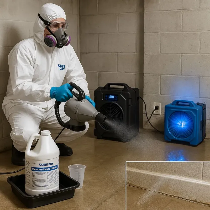Sanitization and Odor Removal process in Forest City, PA