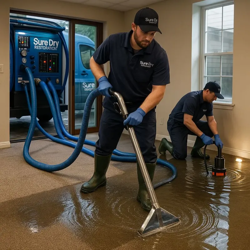 Water Extraction and Removal process in Forest City, PA
